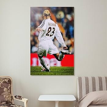 デイビッド・ベッカム　スポーツアート　プリント デイビッド・ベッカム スポーツアート プリント デイビッド